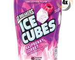 4x Bottles Ice Breakers Raspberry Sorbet Flavor Ice Cubes | 40 Pieces Pe... - $29.60