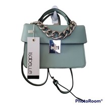 NWT Isabelle Mint Convertible Faux Leather Satchel/Crossbody Bag - £37.57 GBP