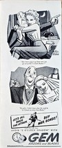 1944-WWII-Vintage Print Ad-GEM RAZOR and BLADES-Buy War Bonds-President-VTG - $10.47