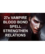 FULL COVEN 50X VAMPIRE BLOOD BOND STRENGTHEN RELATIONSHIPS MAGICK JEWELR... - $77.77