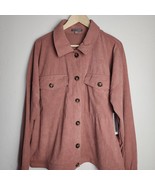 Peace &amp; Pearls Women&#39;s  Corduroy Jacket XL Burlwood/Mauve  NEW - $922.09 MXN