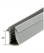 CRL Gray Shower Door Glazing Vinyl for 1/4&quot; Glass - 18 ft Roll - $22.55