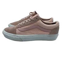 Vans Old Skool Low Pink Canvas Shoes Casual Skate Mens Size 4 Womens 5.5 - £27.43 GBP