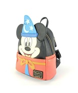 2020 Disney Park Sorcerer Mickey Fantasia Loungefly Mini Backpack Ink&amp; P... - £147.07 GBP