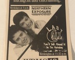 Northern Exposure Print Ad Advertisement Rob Morrow Janine Turner CBS 42... - £4.66 GBP
