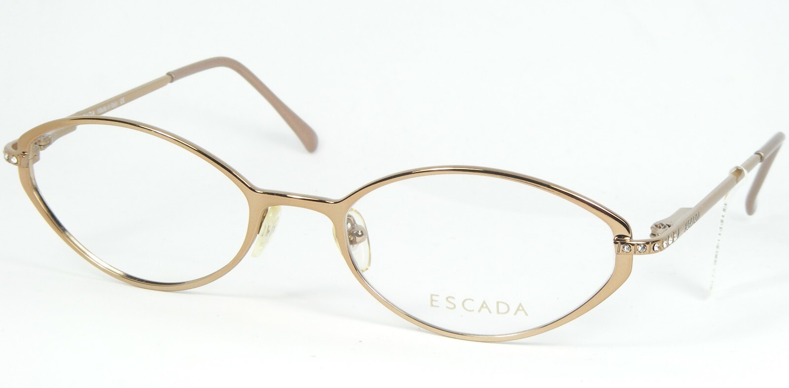 ESCADA EO241 Gau Oro Gafas Marco Cristales 50-18-130 Italia ( Notas) - $86.98