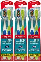 Colgate 360 Medium Toothbrush with Tongue and Cheek Cleaner, 6 Count - $14.20