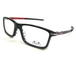 Oakley Eyeglasses Frames Pitchman OX8050-1555 Black Ink Red Square 55-18... - $108.89