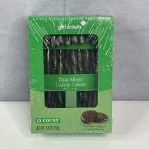 Girl Scouts Thin Mint Candy Canes Sealed Box 12 TO A BOX BB 6/2025 - £9.14 GBP
