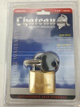 Chateau 1 1/2&quot; Sold Brass Padlock High Security Anti-pick Key Lock C950/40 - £7.93 GBP