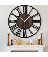 Extra Large Wall Clocks,Silent Little Ticking,Battery Operated Vintage R... - $122.23 CAD
