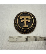 Texas Tech University seal  13 Ounces Brass Metal Desktop Paper Weight M... - $68.31