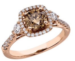 2Ct Cushion Cut Lab-Created Morganite Engagement Women Ring 14K Rose Gold Plated - £88.25 GBP