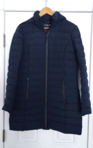 Women&#39;s Nautica Puffer Coat Removeable Hood Blue - £54.26 GBP