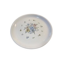 Tabletops Unlimited Victorian Bouquet Bread Butter Plate No Trim Blue Peach Yell - £17.82 GBP