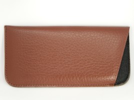 NEW Soft Eyeglasses Glasses Light Brown Case Pouch With Cleaning Cloth 1... - $92.07 MXN