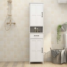 Slim Narrow Tall Double Door Floor Standing Storage Cabinet - $2,323.00 MXN