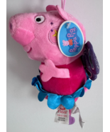 Fiesta Peppa Pig 7.5 in Fairy Costume Stuffed Animal Toy NWT - $13.85