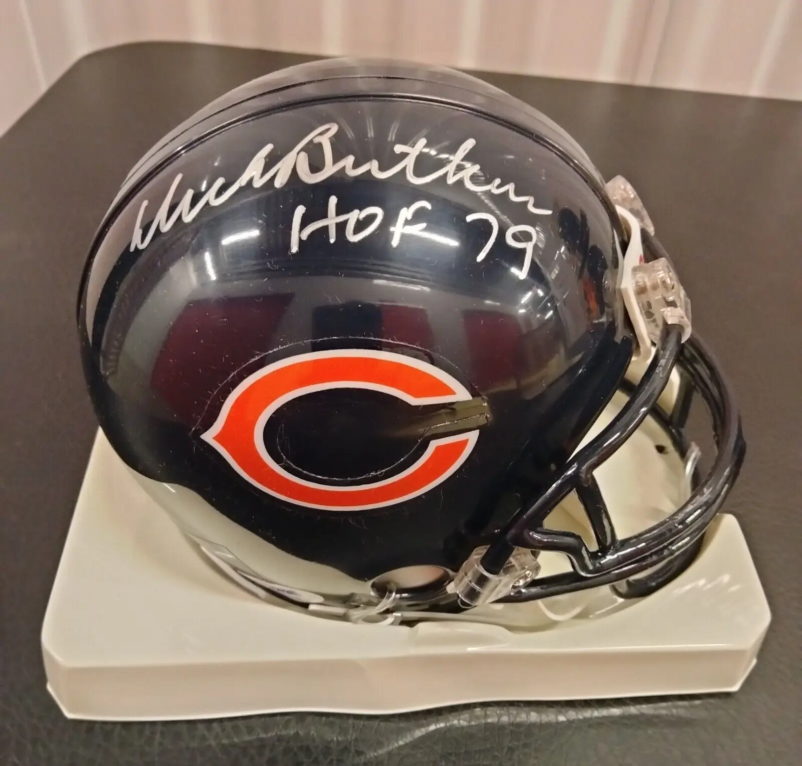 Dick Butkus Autographed Chicago Bears Mini Helmet W/Hof 79 Inscription-P... - $189.95