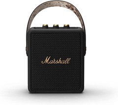Marshall Stockwell II Portable Bluetooth Speaker - Black and Brass - £198.64 GBP