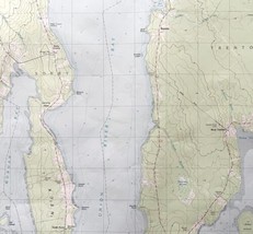 Map Newbury Neck Maine 1981 Topographic Geological Survey 1:24000 27 x 22&quot; TOPO9 - £35.43 GBP