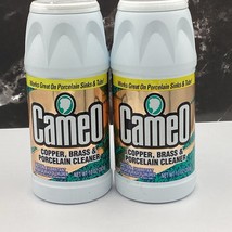 Lot Of 2 Cameo Copper Brass Porcelain Powder Cleaner - $29.69
