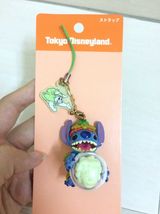 Tokyo Disneyland Stitch and Small Globe figure Strap, Keychain. Halloween Theme. - $29.99