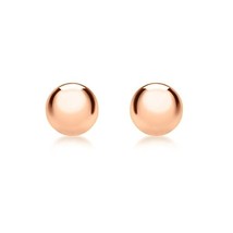 Carissima 9 ct Rose Gold 12 mm Ball Stud Earrings  - $6,310.27 MXN