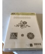 Stampin Up Fresh Vintage Rubber Stamp Set - $8.49