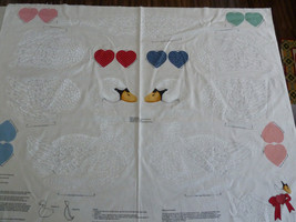 Vintage Swan Fabric Panel Christmas Cut n Sew Fabric by Cranston - £6.95 GBP
