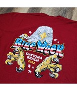 Daytona Bike Week 2022 Shirt Mens 2XL Red USA Eagle Short Sleeve Graphic... - $13.66 CAD