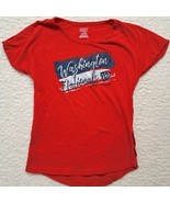 Girls Washington Nationals MLB TShirt Size Small (7/8) Red - £9.16 GBP