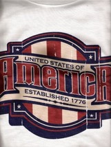 United States Of America Established1776 Tshirt Lg NWOT - £3.90 GBP