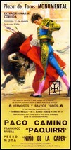 Bullfighting -Plaza De Toros Monumental Barcelona #70 Canvas Art Poster 12&quot;x 24&quot; - £19.92 GBP