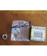 Lot of 2x Longaberger Pin Pewter Brooch 1998 Heart 2000 CC Garden Gate D... - $178.32 MXN