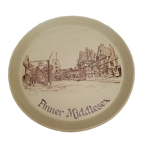 Vintage Honiton Pottery Devon Pinner Middlesex Enlgand Town Image Plate 9 in - $3.99