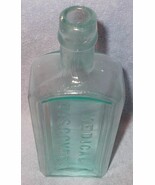 Dr Kennedy&#39;s Medical Discovery Antique Embossed Aqua Medicine Cork Top B... - $242.75 MXN