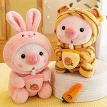 Bubble Pig Plush Toy Stuffed Animal Bunny Frog Unicorn Tiger Pillow Cup Milk Tea - £3.54 GBP+