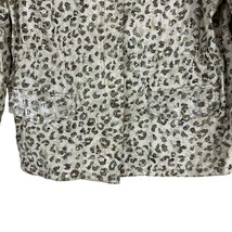 Chicos Women&#39;s Absolutely Animal Utility Jacket Size 3 (XL) Pockets Leopard - £18.07 GBP