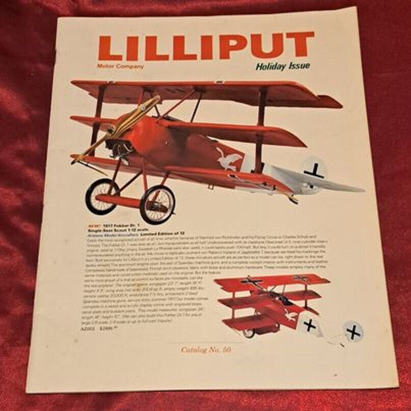 Lilliput Motor Company Magazine Holiday Issue Catalog No. 50 - $14.99