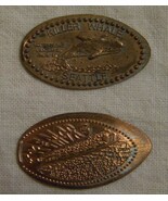 2 Elongated flat copper souvenirs pennies Tremors and Seattle Killer Wha... - $10.00