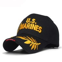 Men&#39;S US MARINES Cap Corps Embroidered Ball Cap USA Navy  Hats Snapback Cap Hat  - £151.32 GBP
