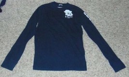 Boys Shirt Abercrombie Blue NY State Muscle Long Sleeve V-Neck Shirt-size XL - £4.67 GBP