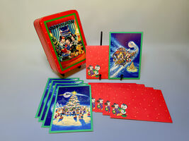 Disney Store 1994 It's a Small World Holiday Tin w/ Cards - $14.99