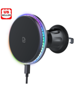 15W Wireless Magnetic Charger Car Mount Holder for iPhone 14/15 Pro Max ... - $25.99