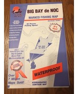 Big Bay De NOC marked fishing map Ships N 24h - $739.06 MXN