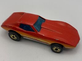 Vintage Hot Wheels 1980 Corvette Sting Ray Gold Wheels Mattel Made In Ho... - $12.50