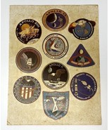 Vintage NASA Apollo 7-16 Manned Spacecraft Decals - $19.53 CAD