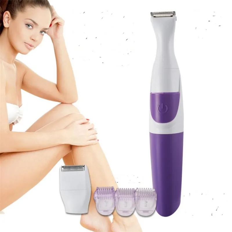 Portable Electric Lady Body Hair Removal Epilator Wet Dry Haircut Trimmer Bikini - £22.65 GBP