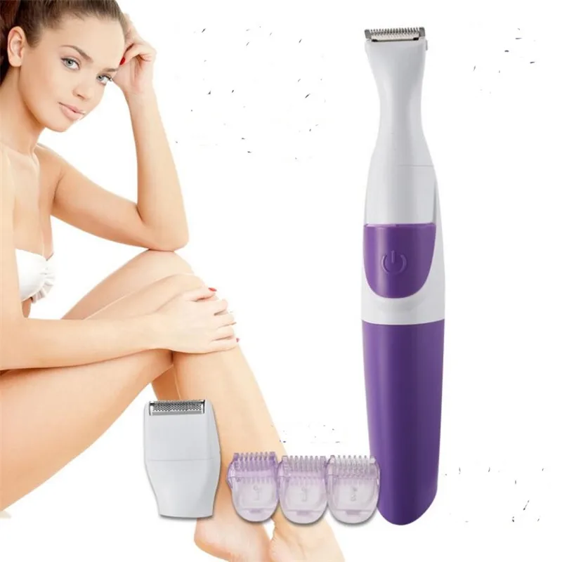 Portable Electric Lady Body Hair Removal Epilator Wet Dry Haircut Trimme... - $30.36